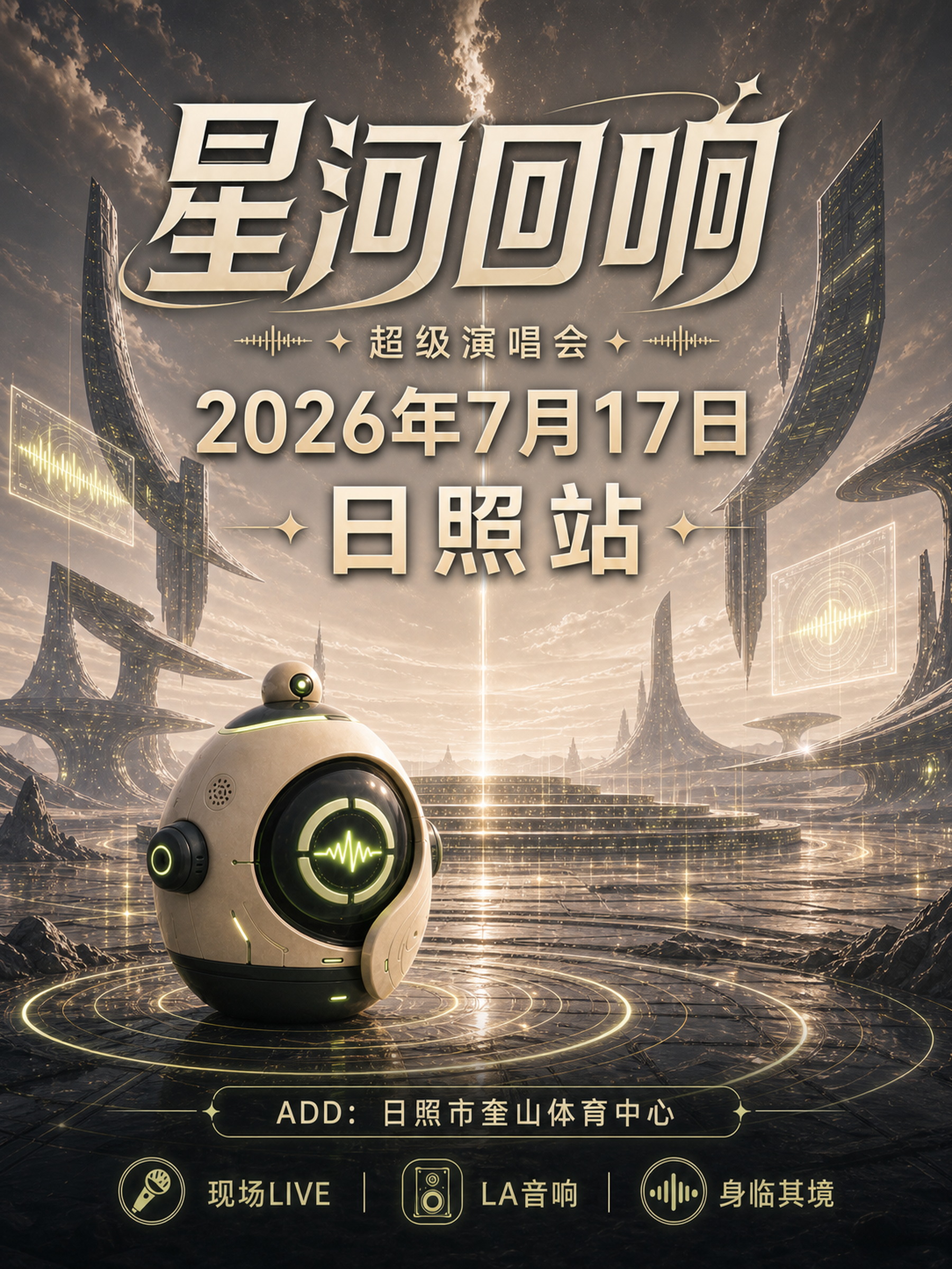 星河回响超级演唱会官方海报